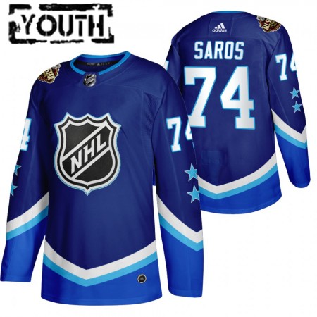 Dětské Hokejový Dres Nashville Predators Juuse Saros 74 2022 NHL All-Star Modrý Authentic